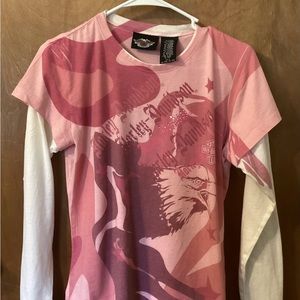 Harley Davidson Pretty-in-Pink size L Biker Shirt for Pretty Girls